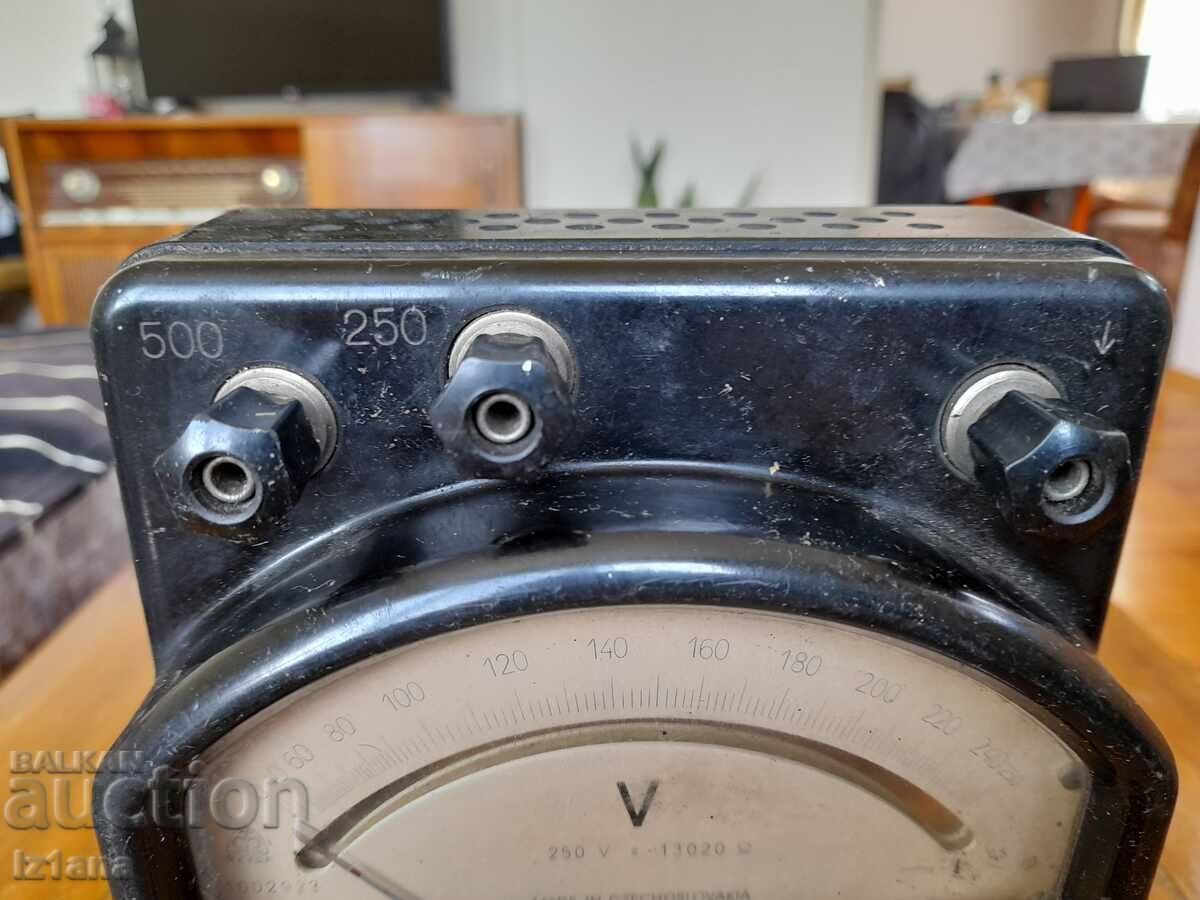 Delivery of Old Eli Voltmeter Delivery of Old Eli Voltmeter