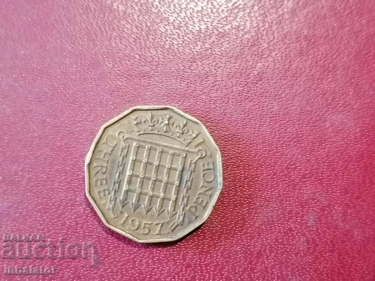 1957 3 pence