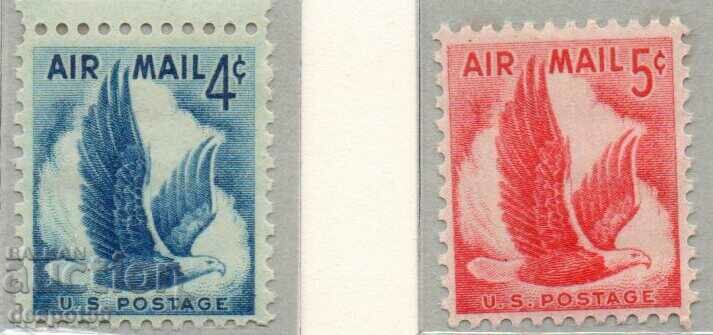 1954-58. USA. Eagle in flight.
