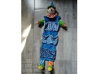Plush Harlequin Clown for wall