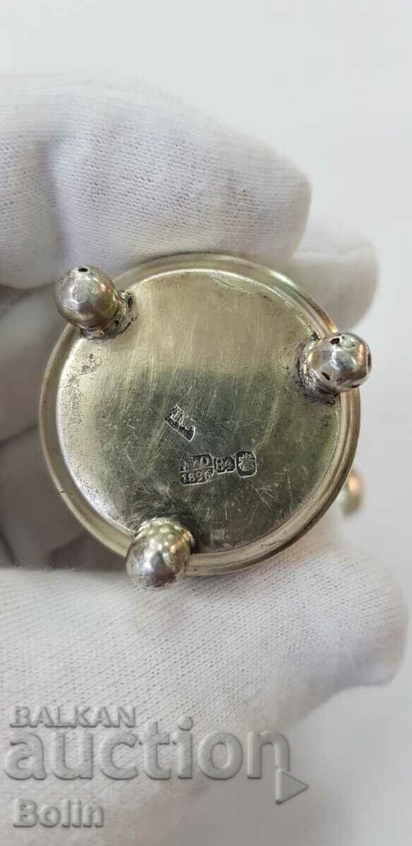 Delivery of Russian tsar's silver salt shaker, spawn 84 sample-1896.