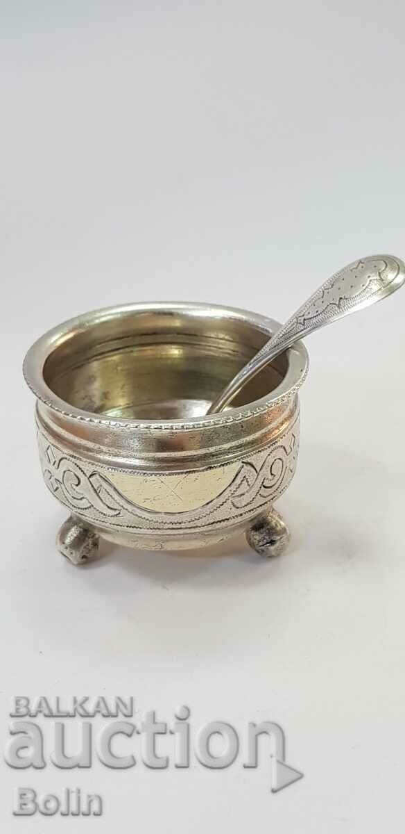 Russian tsar's silver salt shaker, spawn 84 sample-1896.