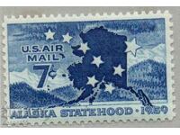 1959. САЩ. Държавност на Аляска.