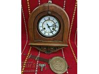 Rare Antique Gong Gustav Becker Wall Clock