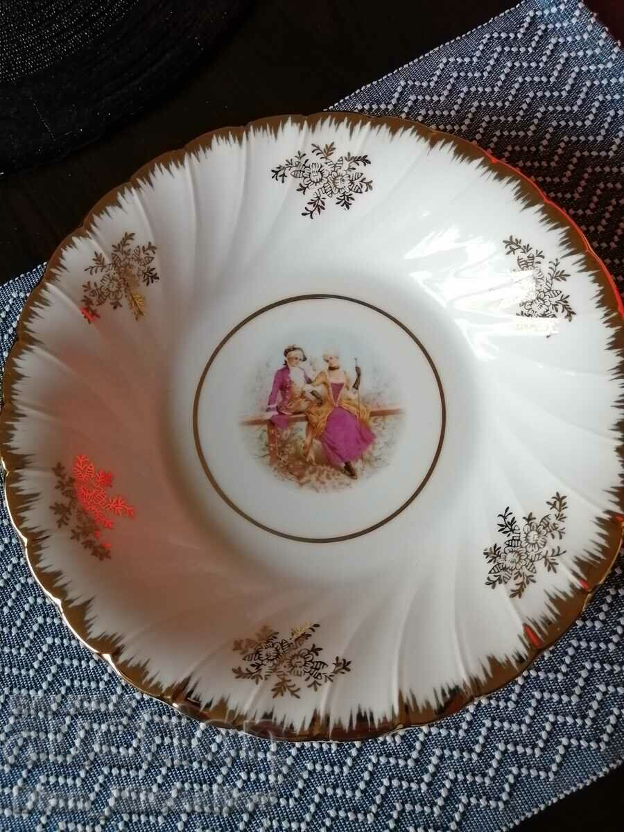 Incredibly Beautiful Gilded Porcelain Plate