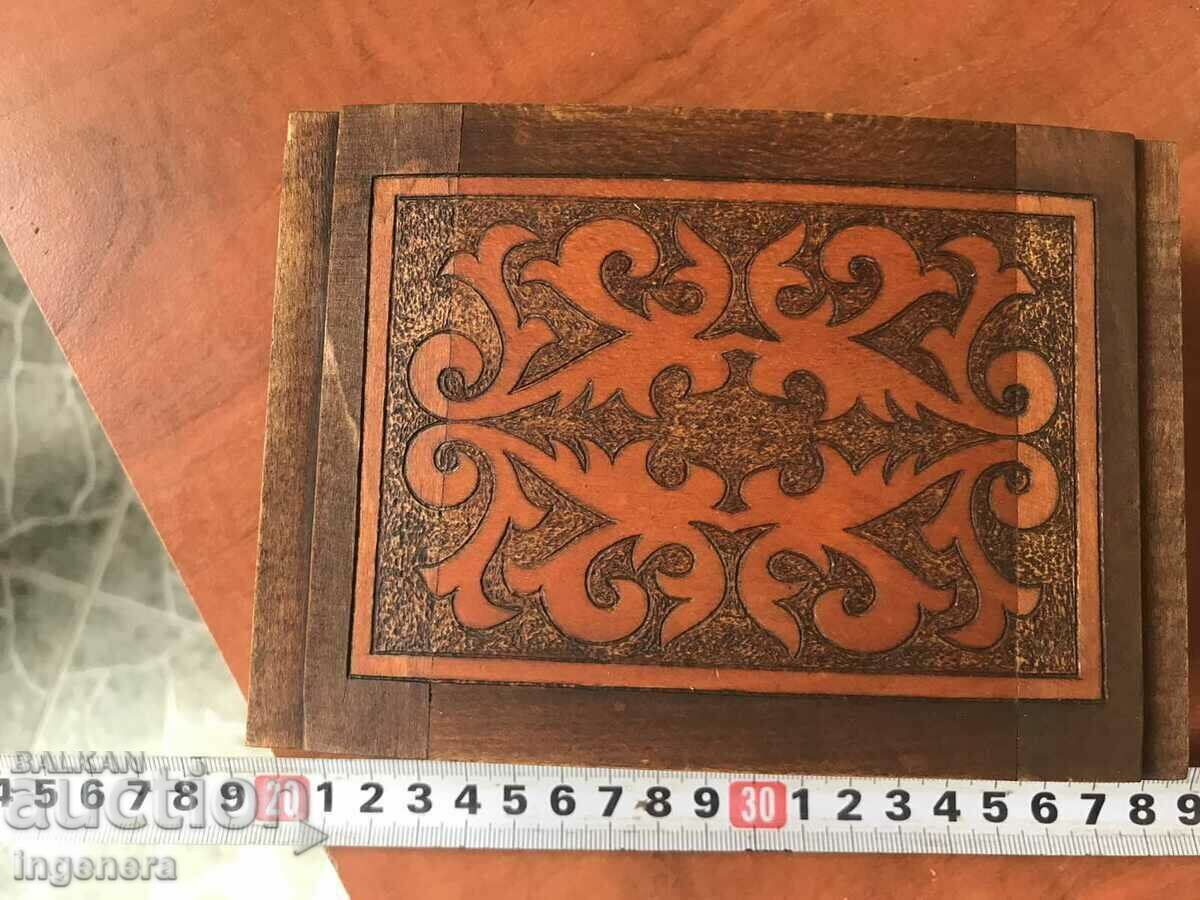 BOX WOOD PYROGRAPH DRAWING ANTIQUE FROM SOCA MOSTRA with price 29.00 BGN | € 14.83 BOX WOOD PYROGRAPH DRAWING ANTIQUE FROM SOCA MOSTRA with price 29.00 BGN | € 14.83