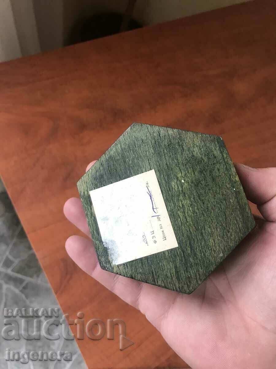 BOX WOOD PYROGRAPH DRAWING ANTIQUE FROM SOCA MOSTRA - 6