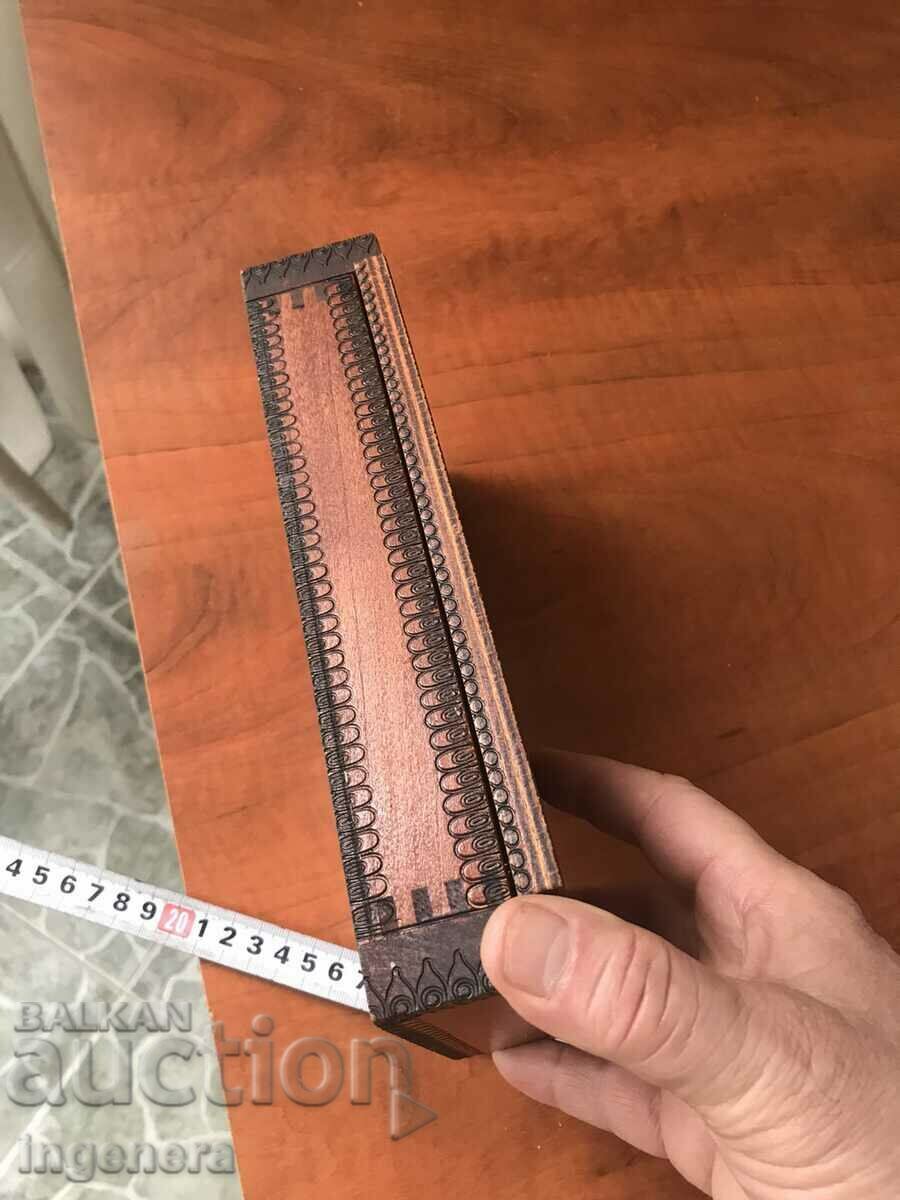 CUTIE LEMN PIROGRAF DESEN ANTICHI DIN SOCA MOSTRA - 5