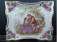 Great porcelain picture, small, marked