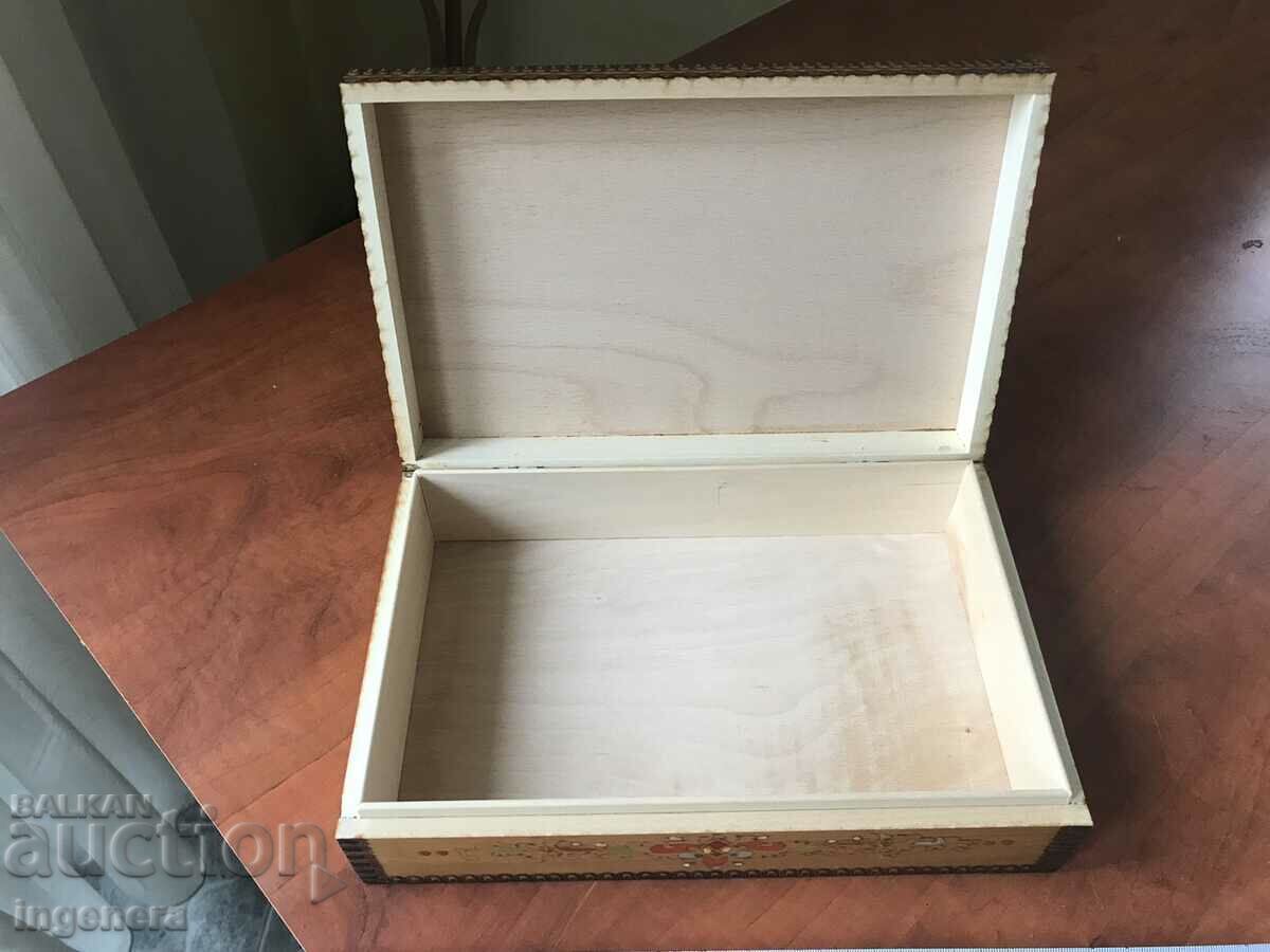 Auction BOX WOOD PYROGRAPH DRAWING ANTIQUE FROM SOCA MOSTRA Auction BOX WOOD PYROGRAPH DRAWING ANTIQUE FROM SOCA MOSTRA