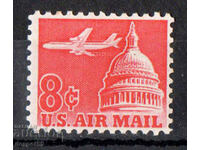 1962. Η.Π.Α. Ένα τζετ αεροπλάνο πάνω από το Καπιτώλιο.