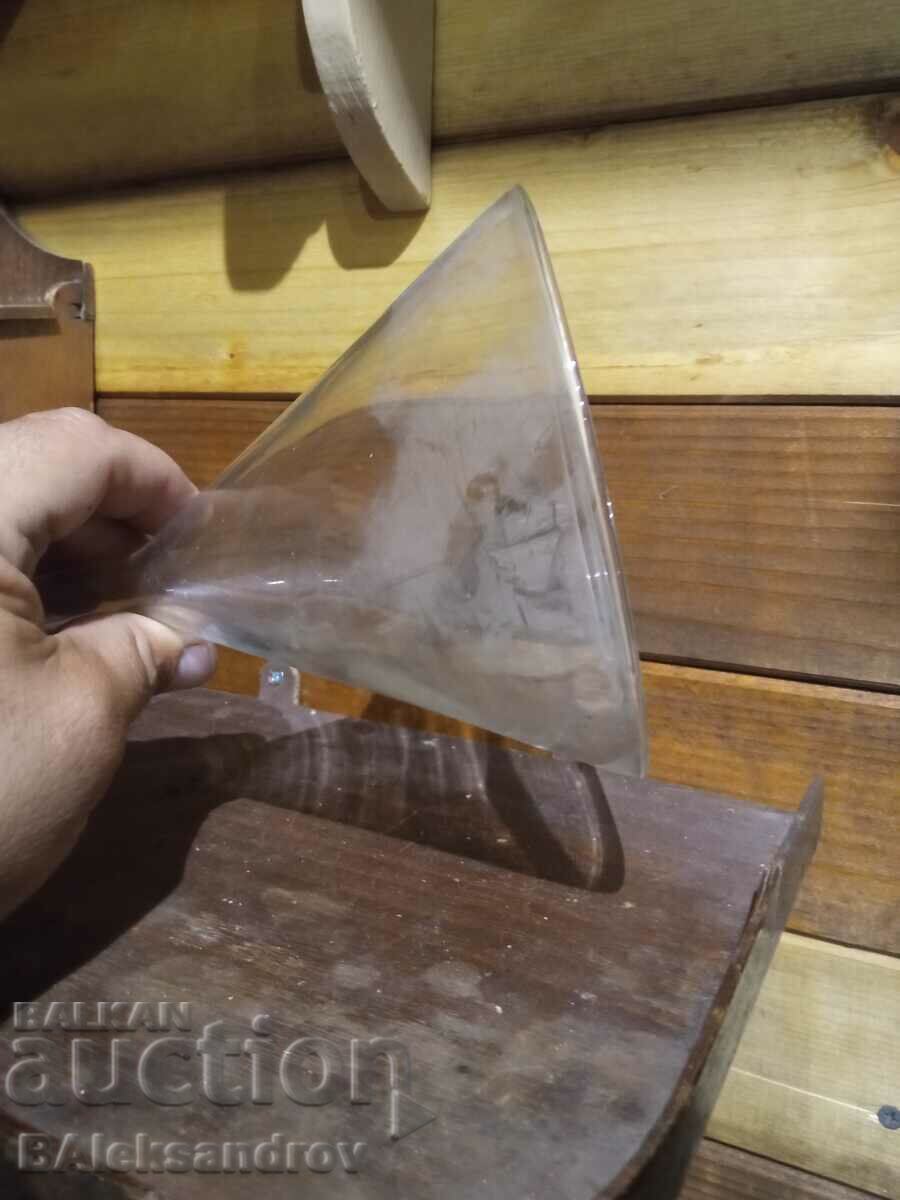 Large glass funnel with price 16.00 BGN | € 8.18 Large glass funnel with price 16.00 BGN | € 8.18