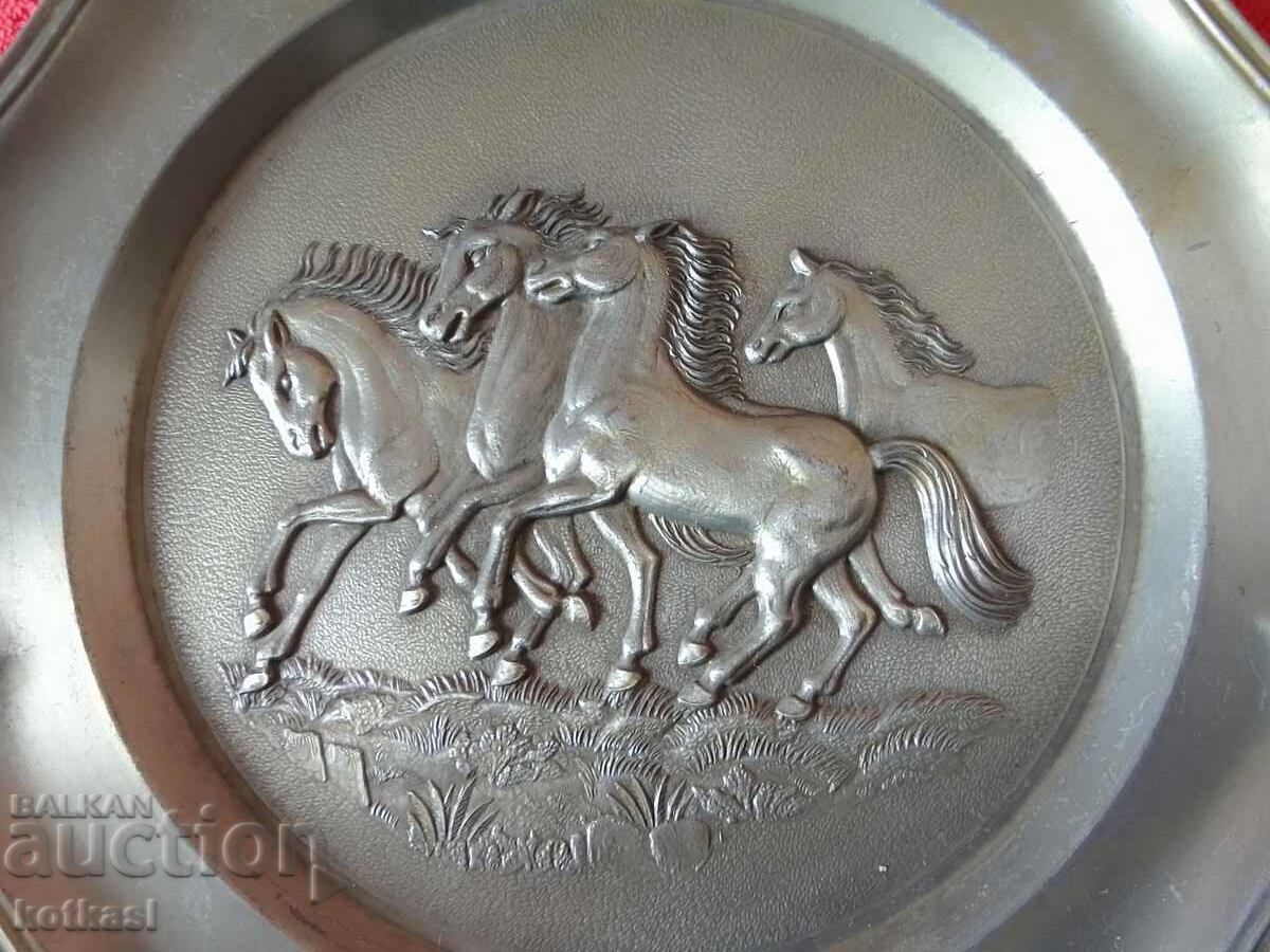 Delivery of Metal wall plate Con Kone Germany marked