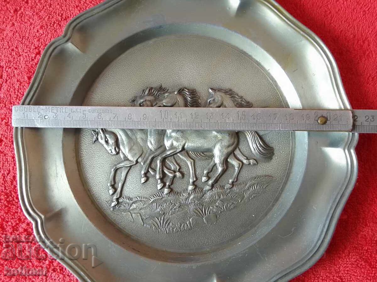 Metal wall plate Con Kone Germany marked - 5