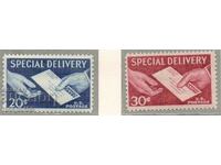 1954-57. STATELE UNITE ALE AMERICII. Livrare scrisori.