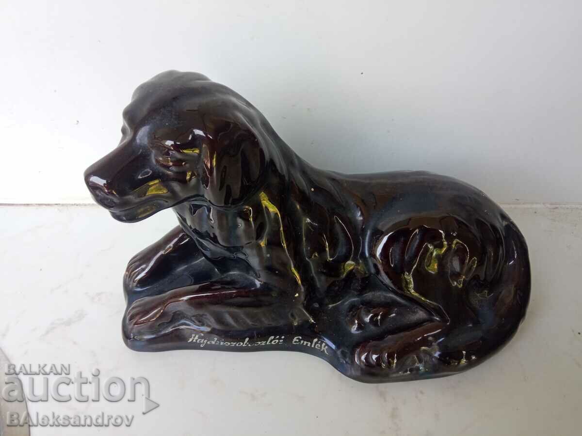 Large glazed figure of a dog with price 26.00 BGN | € 13.29 Large glazed figure of a dog with price 26.00 BGN | € 13.29