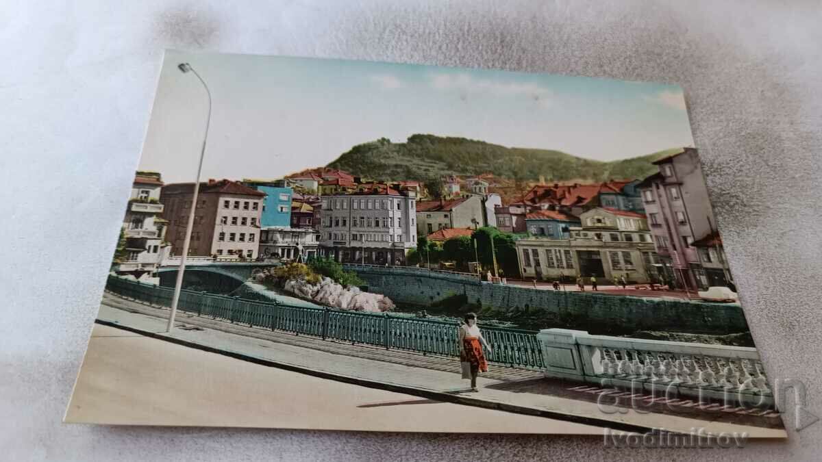 Пощенска картичка Габрово Изглед 1963