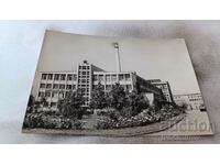 Пощенска картичка Разград Заводът за плоско стъкло 1964