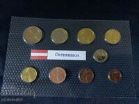 Austria 2002 - Euro set serie completa de la 1 cent la 2 euro