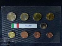 Италия 2002 - Евро сет -комплектна серия от 1 цент до 2 евро