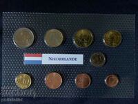 Ολλανδία 1999-2002 - Σετ ευρώ από 1 σεντ έως 2 ευρώ + μετάλλιο