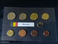 Белгия 1999 - 2000 - Евро сет от 1 цент до 2 евро + медал