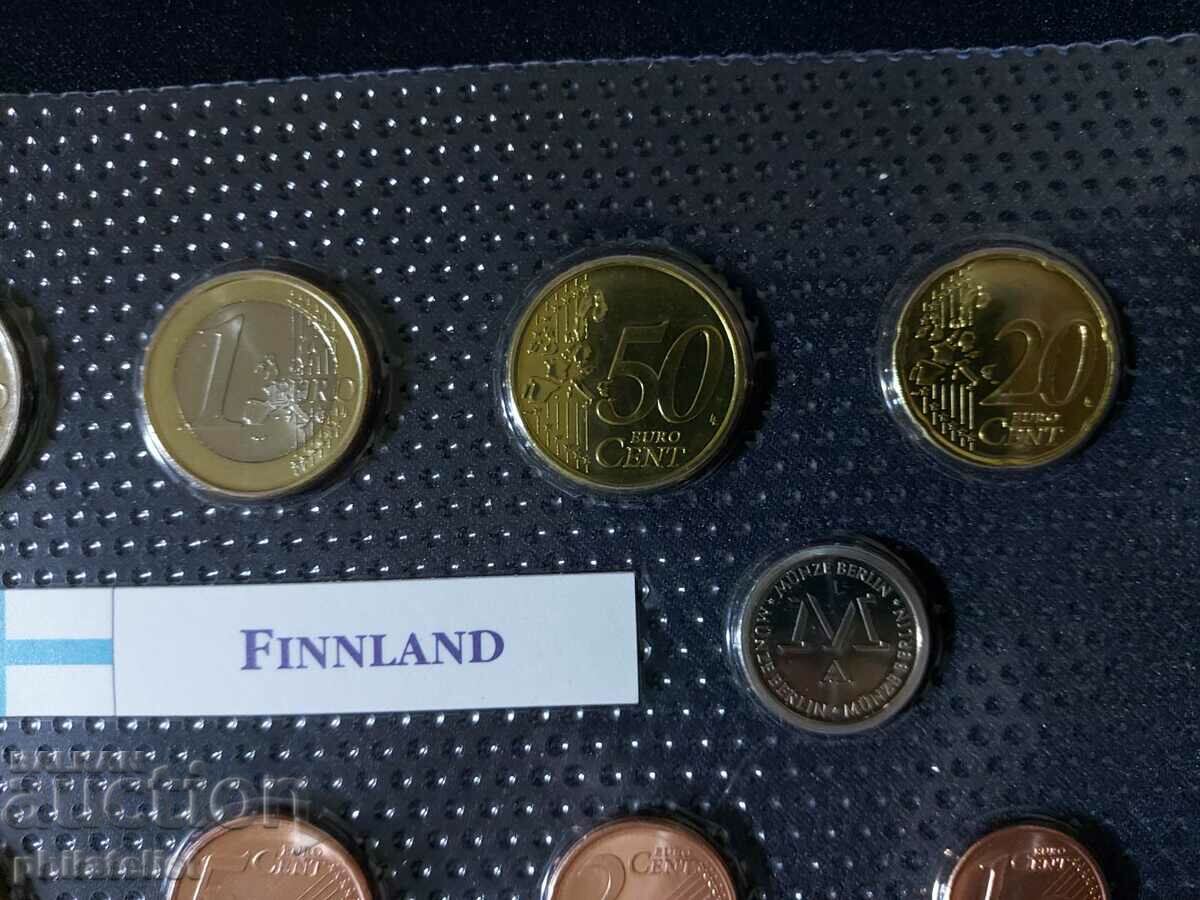 Finland 1999 - 2001 - Euro set from 1 cent to 2 euro + medal with price 23.00 BGN | € 11.76 Finland 1999 - 2001 - Euro set from 1 cent to 2 euro + medal with price 23.00 BGN | € 11.76