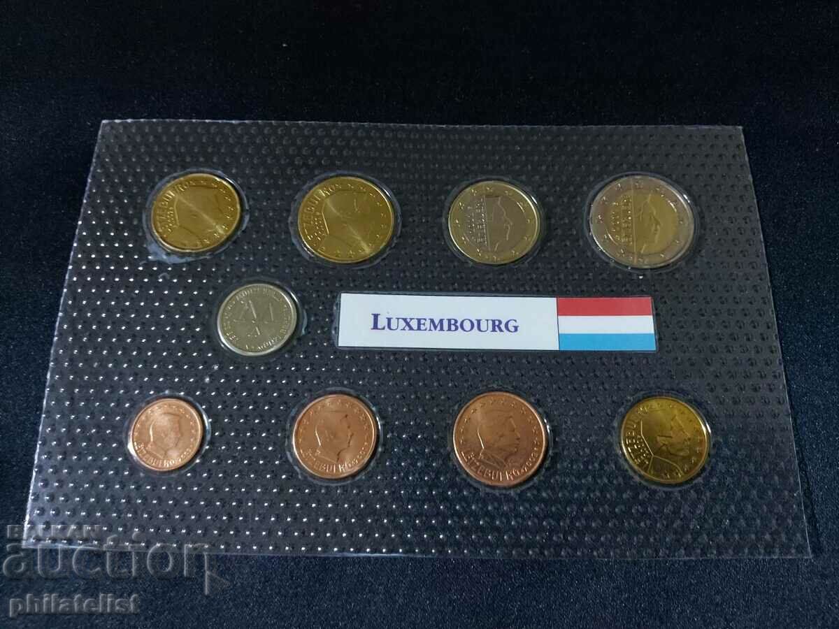 Luxembourg 2002 - Euro set from 1 cent to 2 euros + medal with price 24.00 BGN | € 12.27