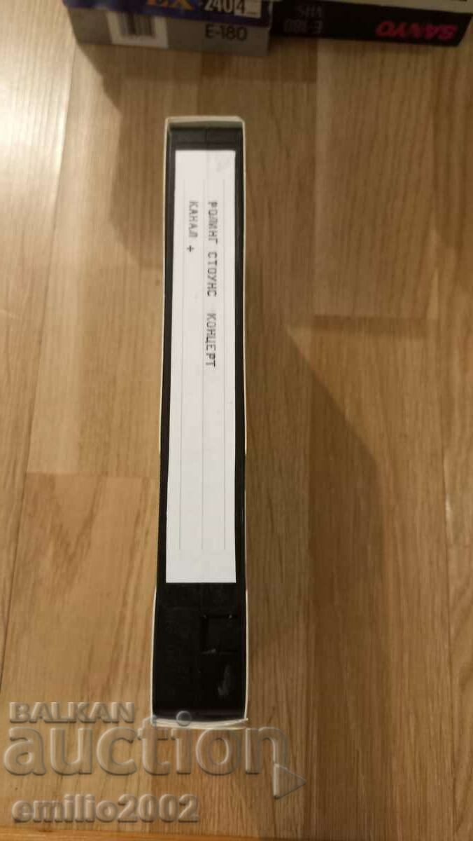 Video tape Rolling Stones concert with price 3.99 BGN | € 2.04 Video tape Rolling Stones concert with price 3.99 BGN | € 2.04