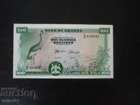 UGANDA 100 SHILLINGS 1966 NEW UNC