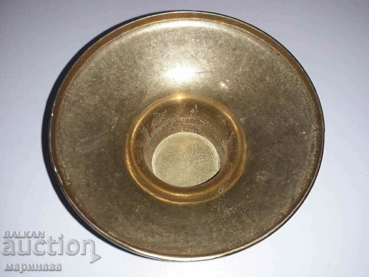 MASSIVE CANDLESTICK. BRASS - 5