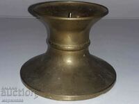 MASSIVE CANDLESTICK. BRASS