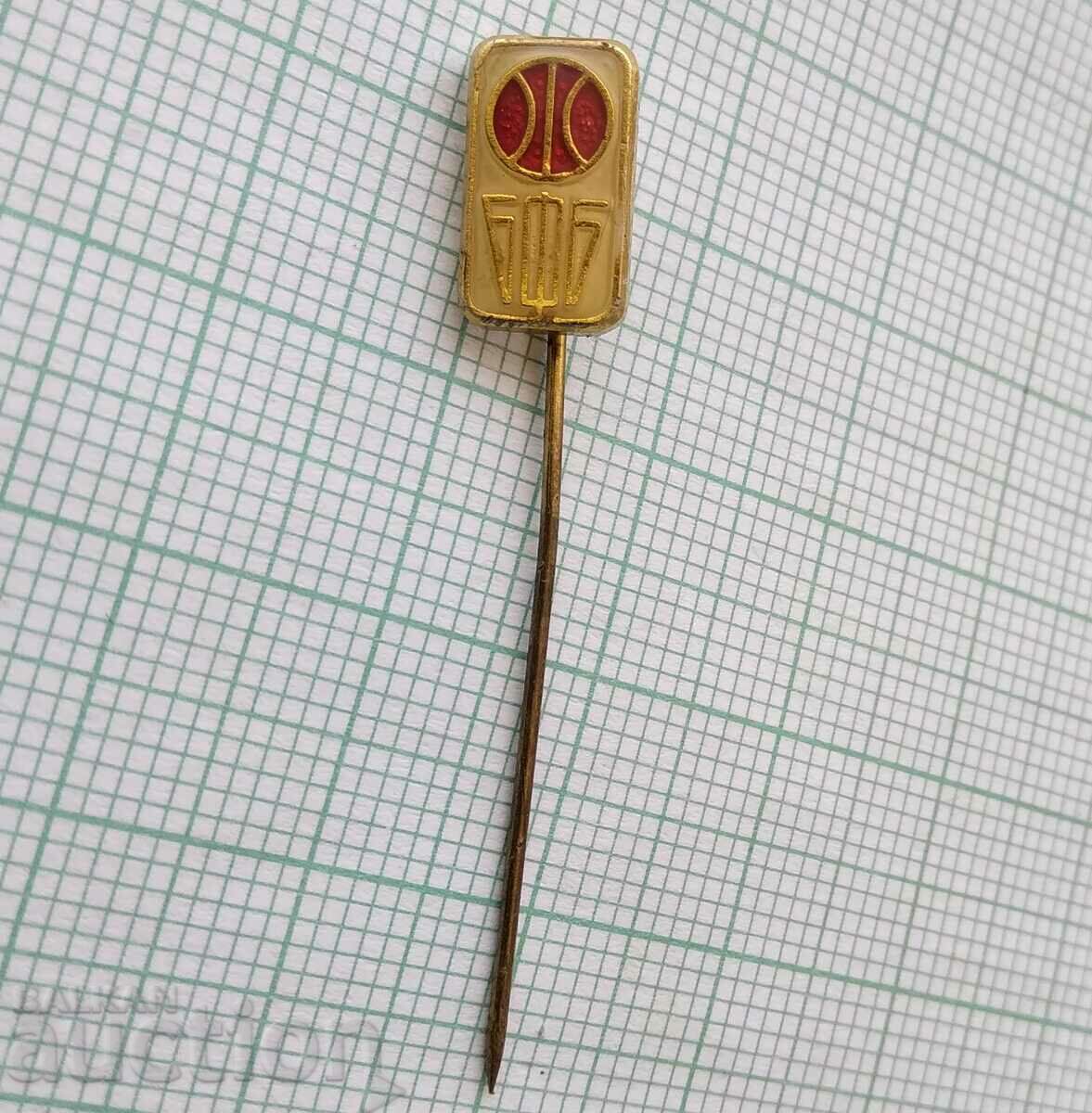 16143 Значка - БФБ - Българска федерация по баскетбол с цена 2.00 лв. | € 1.02 16143 Значка - БФБ - Българска федерация по баскетбол с цена 2.00 лв. | € 1.02