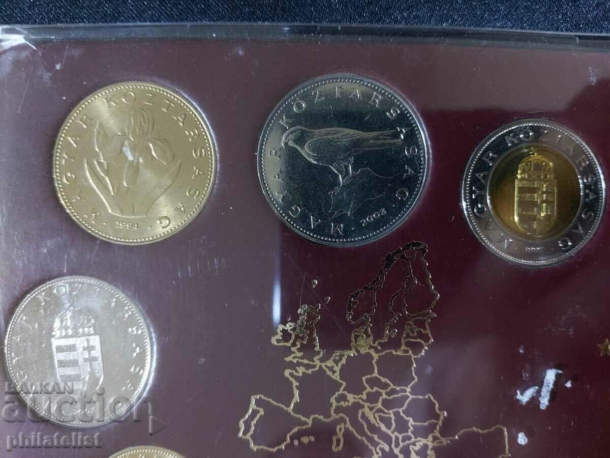 Hungary 1994-2004 - complete set of 7 coins + medal with price 22.00 BGN | € 11.25