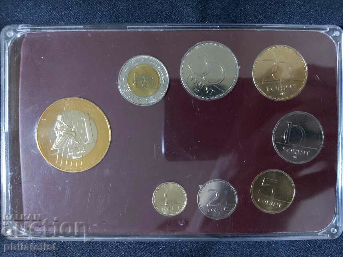 Auction  Hungary 1994-2004 - complete set of 7 coins + medal
