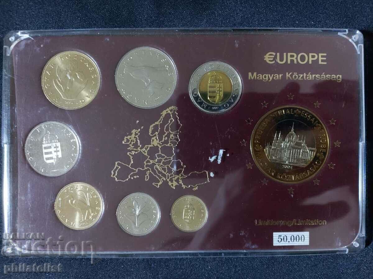 Унгария 1994-2004 - комплектен сет от 7 монети + медал