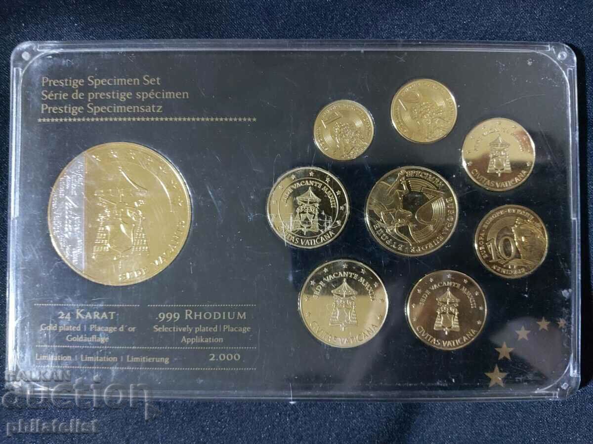 Gold Proof Euro Set - Βατικανό + Μετάλλιο