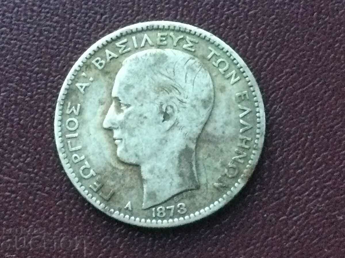 Greece 1 drachma 1873 George I silver with price 43.00 BGN | € 21.99 Greece 1 drachma 1873 George I silver with price 43.00 BGN | € 21.99