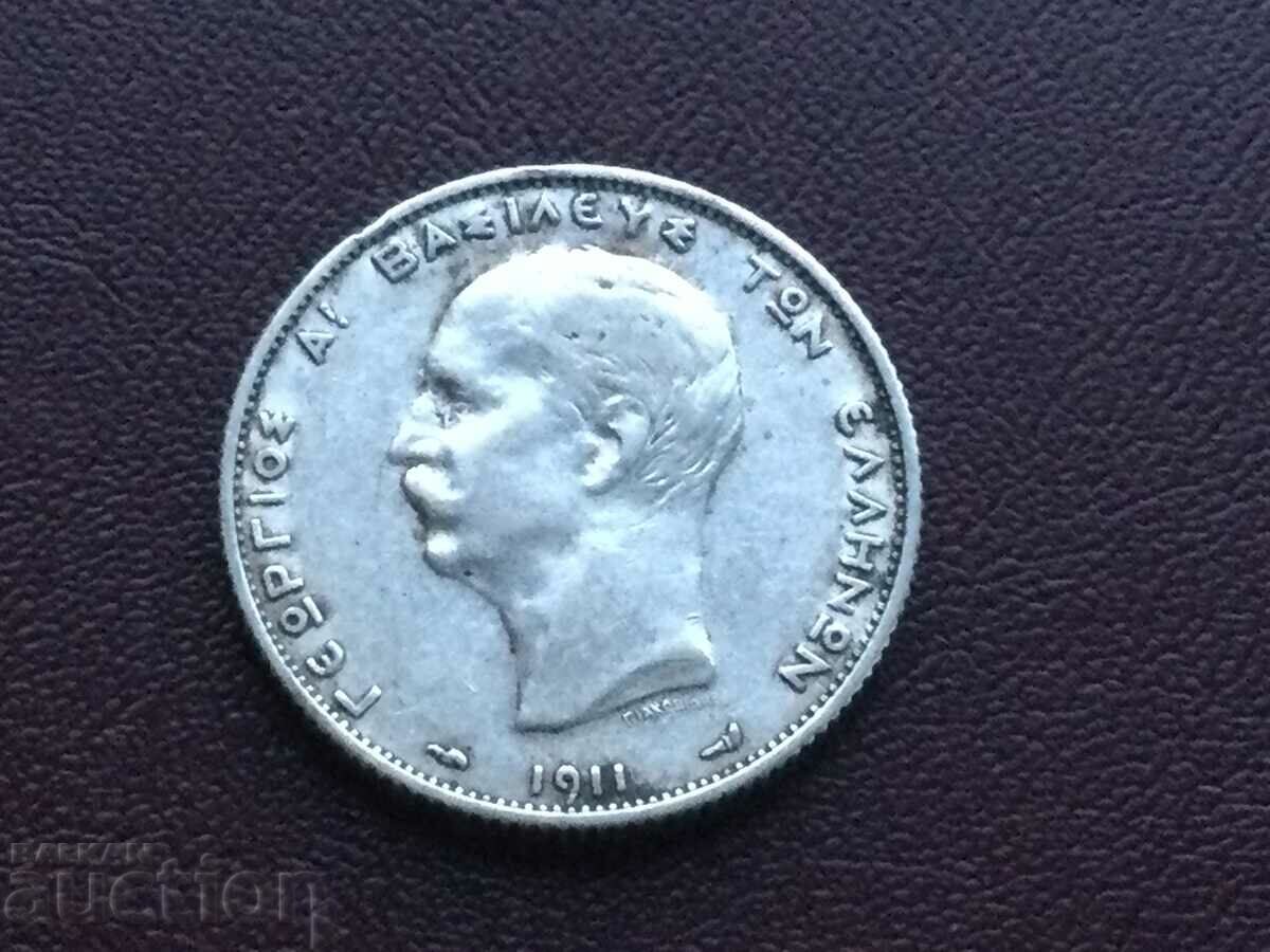 Greece 2 drachmas 1911 George I silver with price 76.00 BGN | € 38.86 Greece 2 drachmas 1911 George I silver with price 76.00 BGN | € 38.86