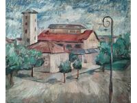 Ζωγραφική, τοπίο, τέχνη. D. Makedonski (1914-1993)