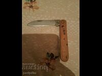 BULGARIAN POCKET KNIFE, FOLDING, NEW, B.Z.C.