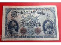 Banknote-Germany-5 marks 1914