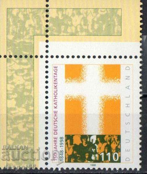 1998. Germany. 150th Anniversary of Catholicism Day.
