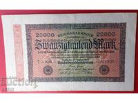 Bancnotă-Germania-20.000 de mărci 1923