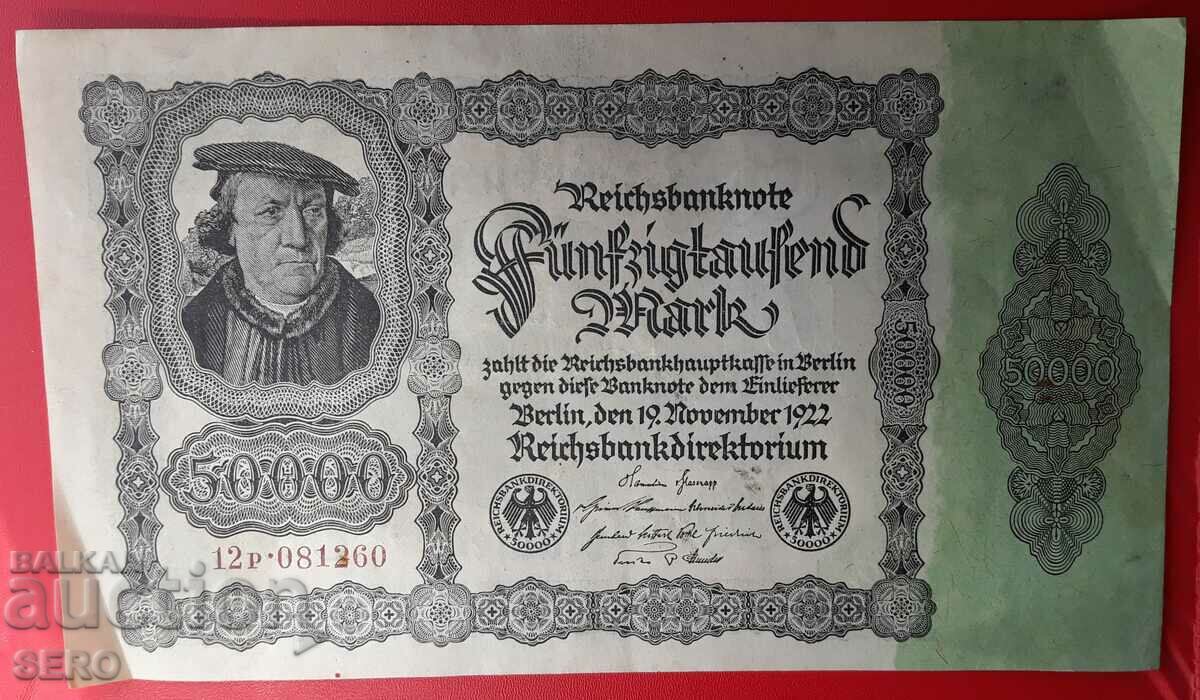 Banknote-Germany-50,000 marks 1923