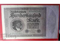 Banknote-Germany-100,000 marks 1923