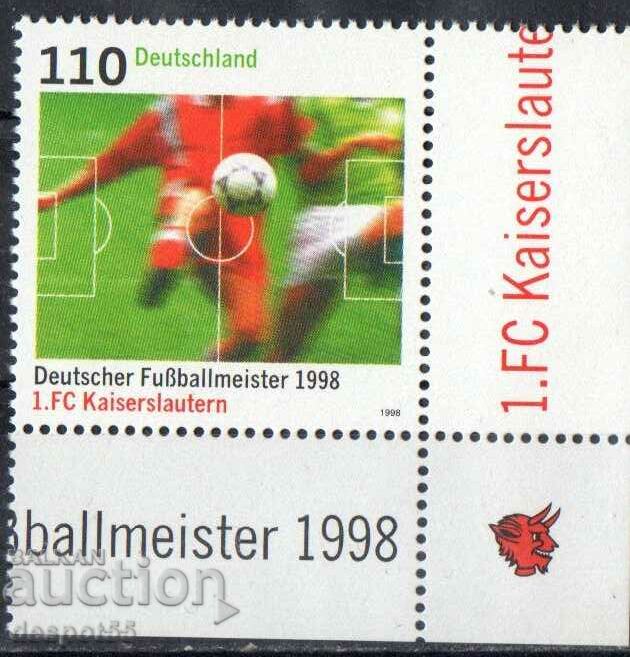 1998 Γερμανία. Καϊζερσλάουτερν - Πρωταθλήτρια Γερμανίας ποδοσφαίρου