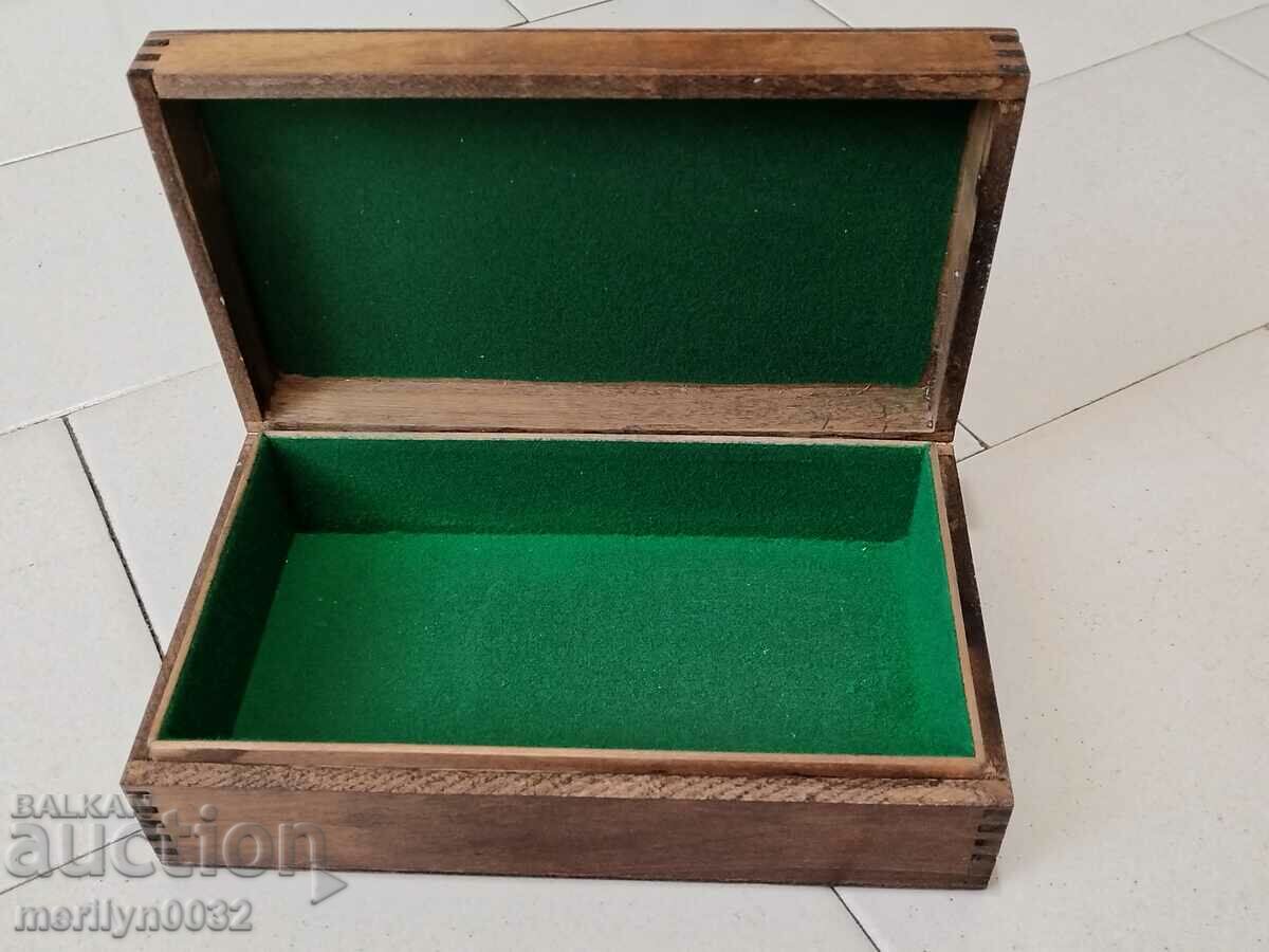 Old wooden pyrographed box SAMPLE 80s NRB - 5 Old wooden pyrographed box SAMPLE 80s NRB - 5