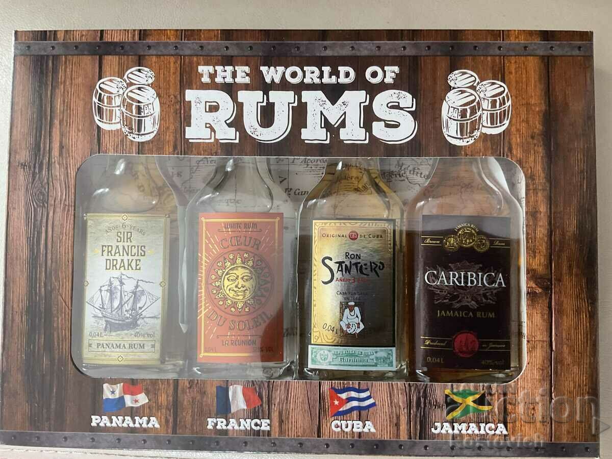 Rum 4 types, the world of Rums.