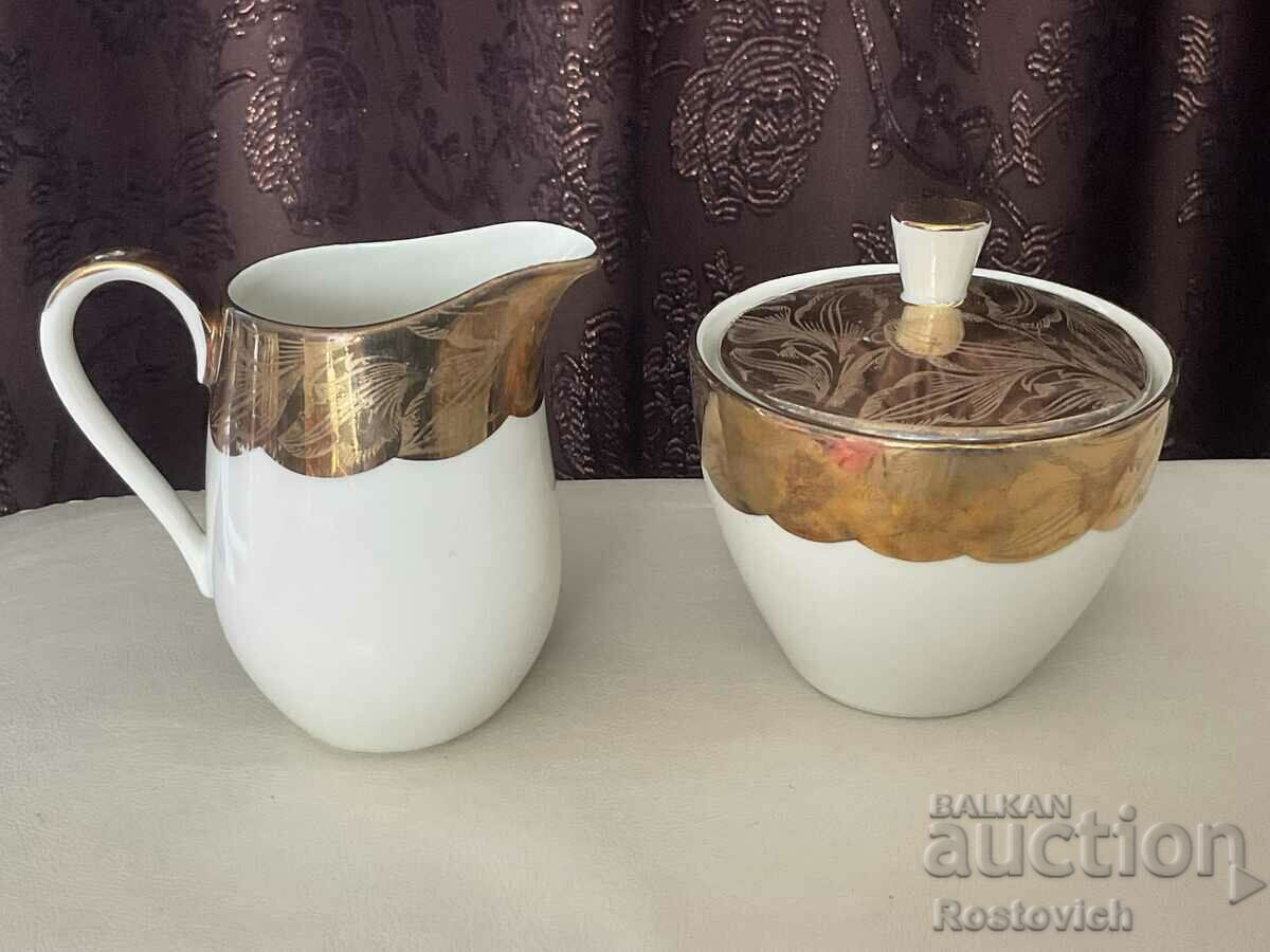 Milk jug and sugar bowl "Gareis, Kuhnl & Co", Germany.